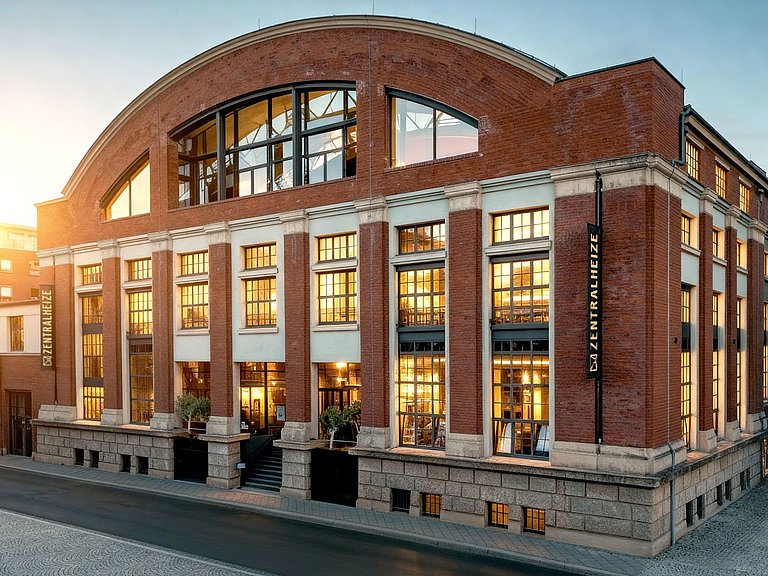 Außenansicht der Zentralheize in Erfurt